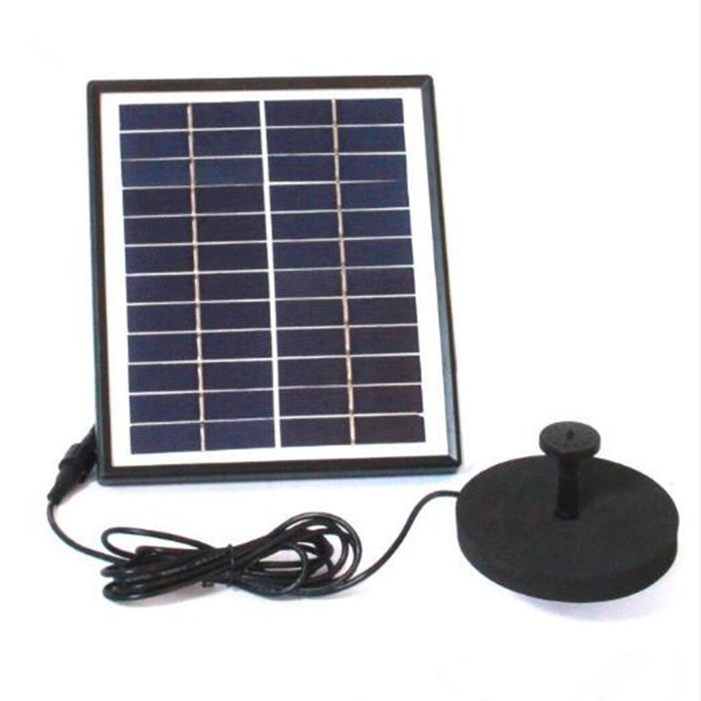 12V 5W Solar Fountain Pump Solar Water Pump Floating Fountain for Bird Bath Water Cycling Fish Tank Garden Solar Water Pump Kit