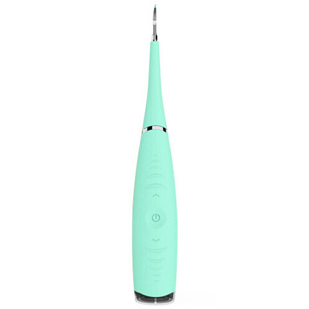Limpiador Dental sónico eléctrico, limpiador Dental portátil para blanquear los dientes, higiene de la salud, blanco: Azul