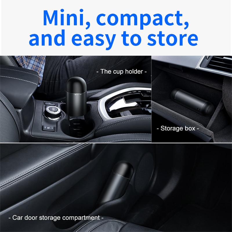 Baseus Auto Stofzuiger Handheld Auto Interieur Cleaner 4000Pa Draadloze Cleaning Voor Thuis Desktop Auto Stofzuiger