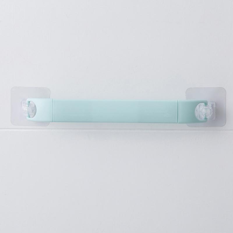 Kitchen All Purpose Storage Rack Adjustable Bathroom Towel Bar Shelf Self-adhesive Rack Holder Toilet Roll Paper Shoes Hanger: 3