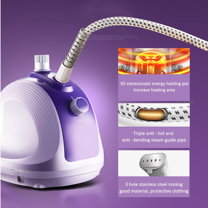 1.5L Home clothes hanging ironing machine YGJ15B3 handheld steam hanging ironing maker for kill mites/wrinkle removal/deodorate