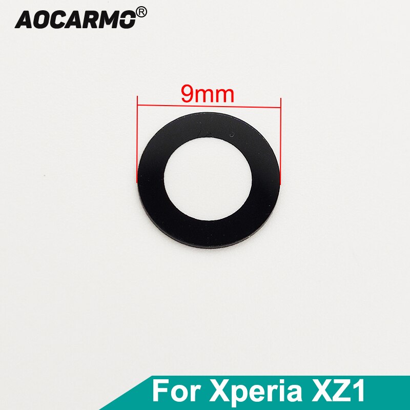 Aocarmo Back Lens Rear Camera Len Glass With Adhesive Sticker For Sony Xperia XZ1 G8341 G8342 Replacement