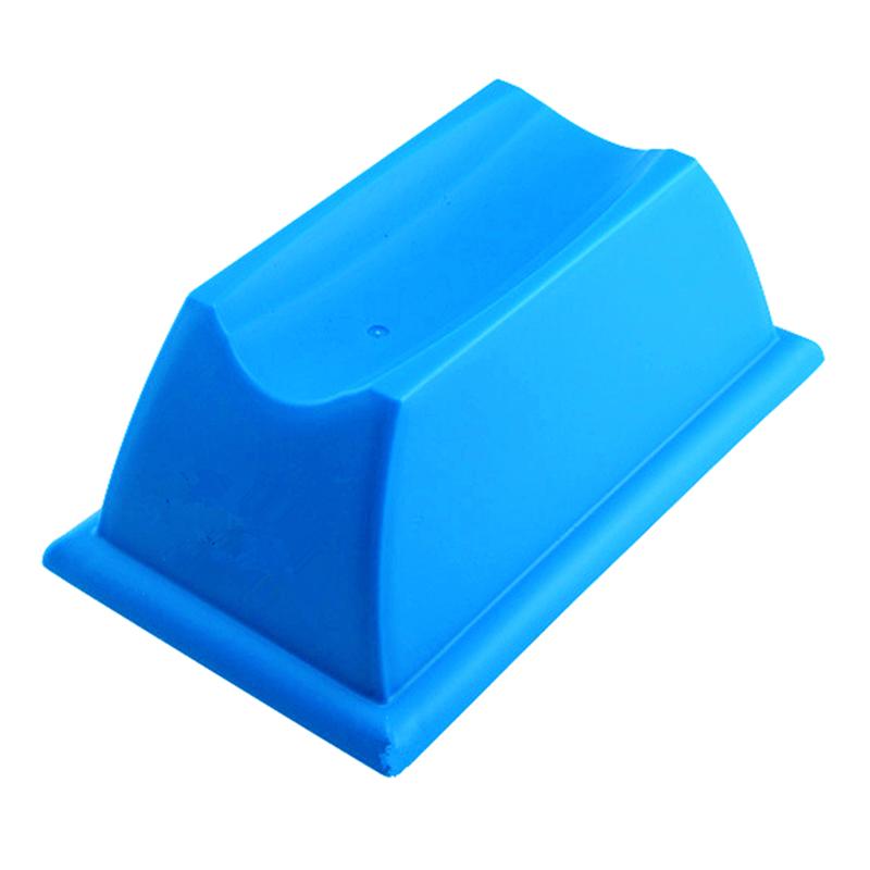 Fiets Voorwiel Riser Blok Stabiliseren Bike Ondersteuning Trainer Training Stationaire Fietsen: Blue