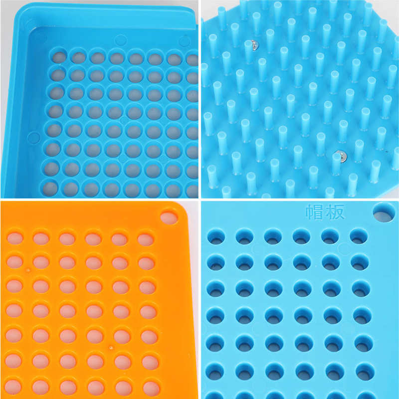Tablet Storage Capsule Manual Filling Tool 100 Holes Vitamins Coffee Powder Cosmetics Capsules Filler 0# for Medicines