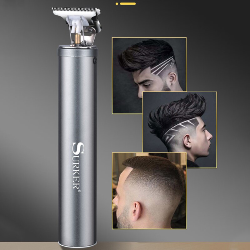 cordless hair clipper powerful hair trimmer for men metal tube trimmer electric hair cutting machine haircut tool