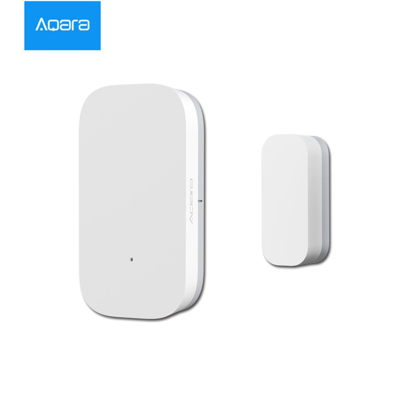 Aqara sensor de porta inteligente original, sensor zigbee, conexão sem fio, multiuso, funciona com smart home homekit app