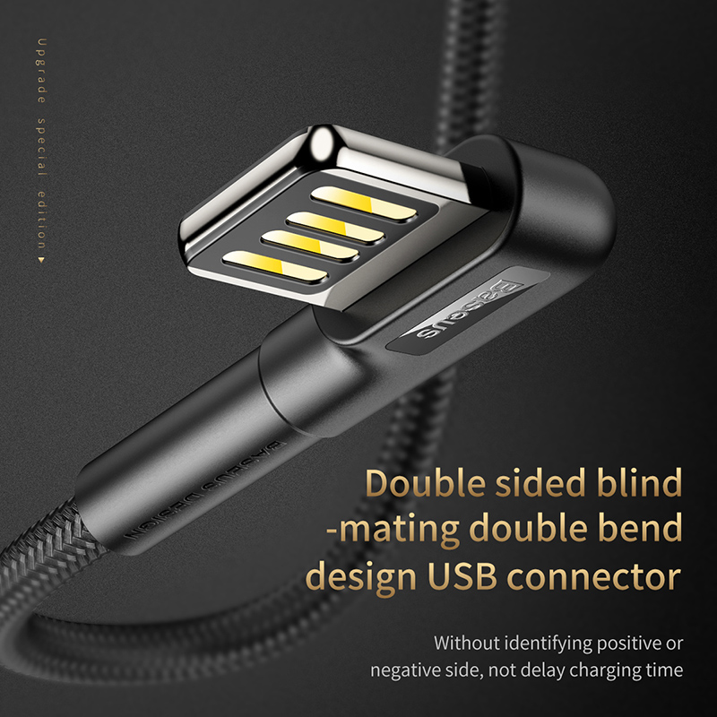 Baseus USB Kabel Für iphone 12 11 Profi max 2,4 EINE Schnelle Ladung Ladegerät Kabel Für iphone USB Draht Kabel praktisch Kabel