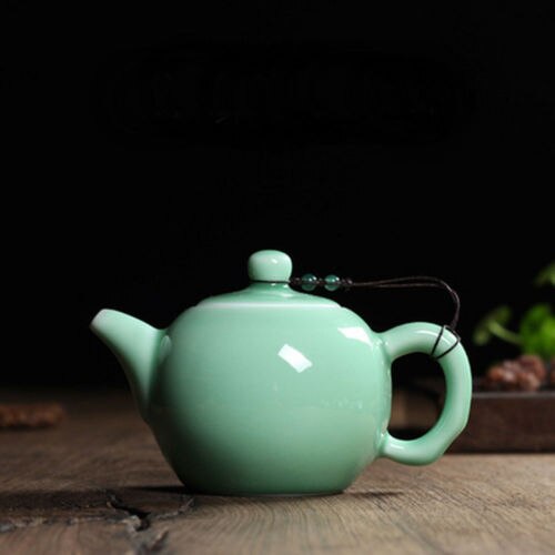 [GROOTSHEID]] Xishi Pot Chinese longquan celadon theepot Kung Fu Theepot met Filter 240 ml China Longquan Thee pot 240 ml: Di Kiln Plum Green