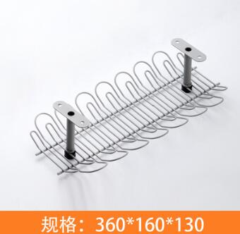 hanging basket Metal Table Bottom Shelf for plug socket Storage rack holder Home Office Desk Cable Wire Organizer: A