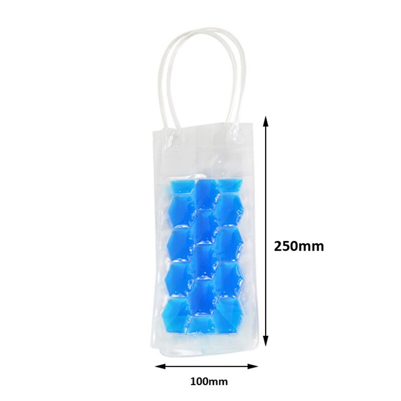 Portable Liquor Ijskoude Tool Rapid Wijn Fles Diepvries Zak Pvc Chilling Koeler Ijs Zak Bier Cooling Gel Houder carrier: G213900