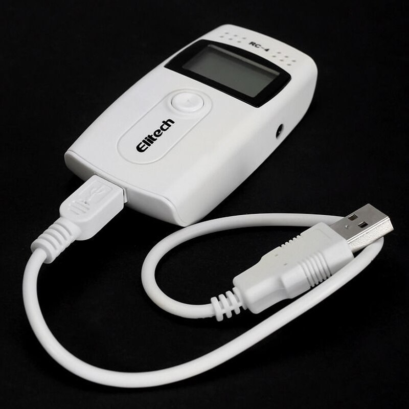 RC-4 USB Temperature Data Logger Datalogger Recorder External Sensor 16000 Point