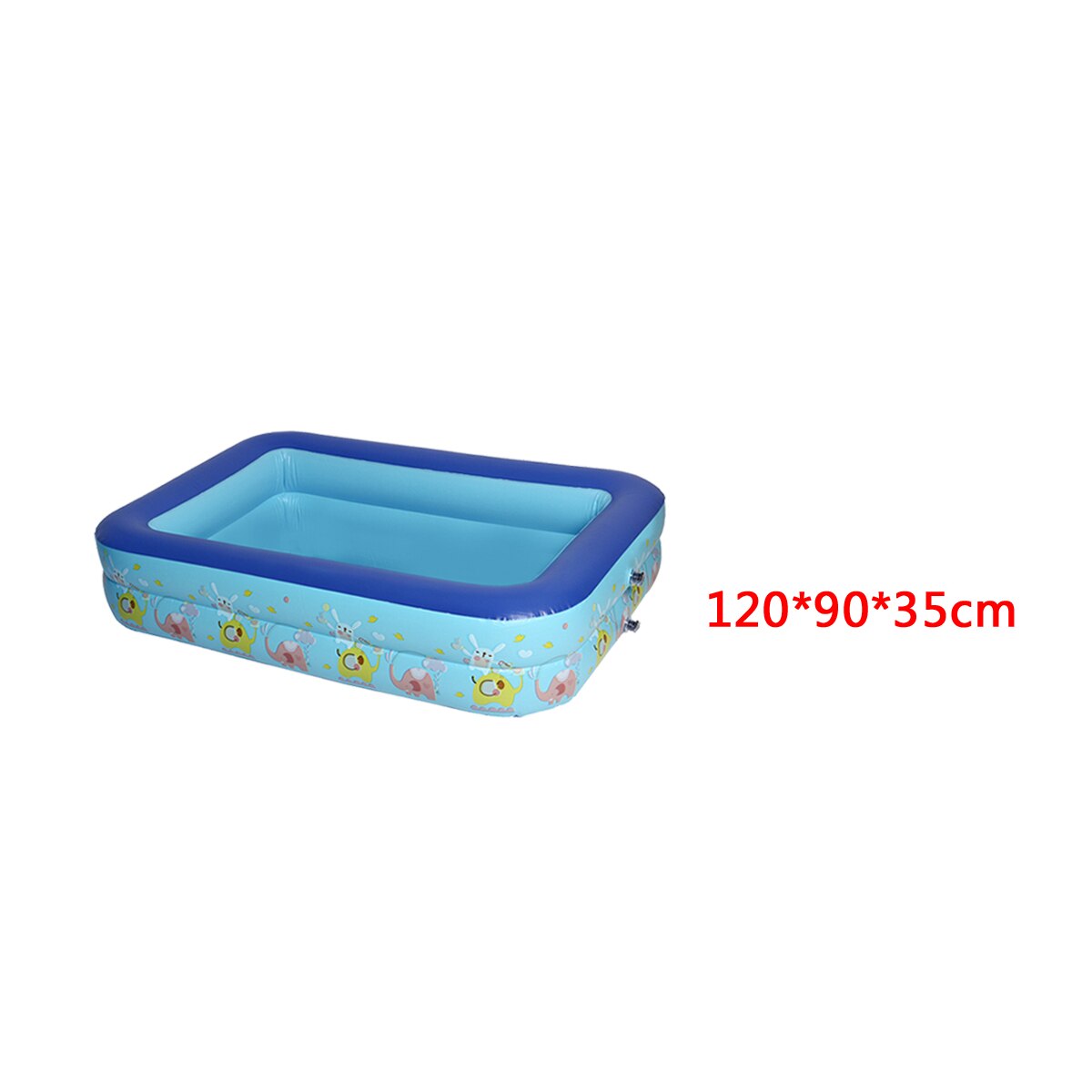 120/130/150cm Children Bathing Tub Baby Home Use Paddling Pool Inflatable Square Swimming Pool Kids Inflatable Pool ball pit