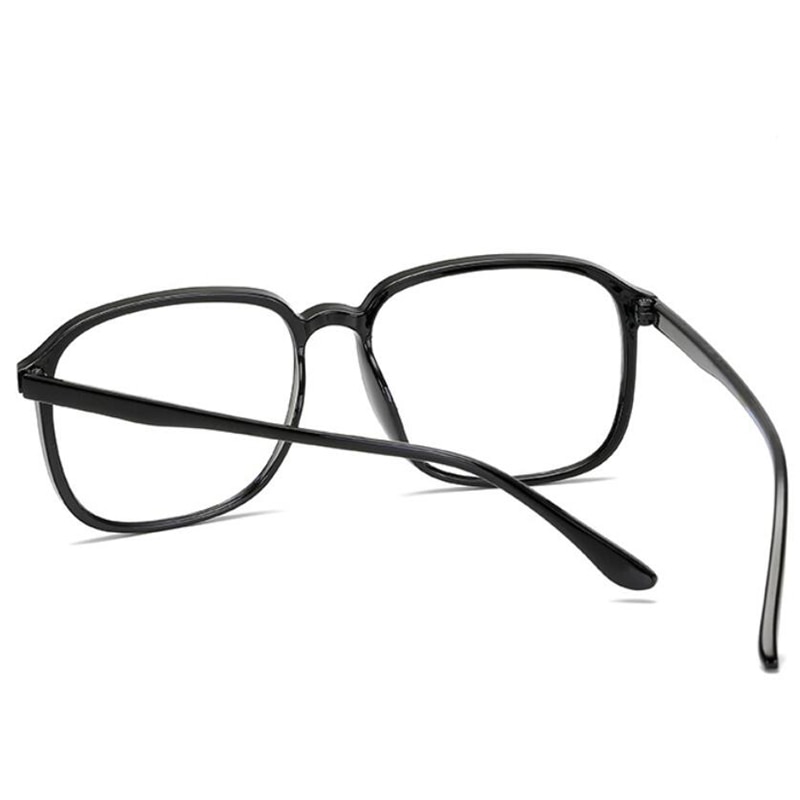 Con marco grande gafas graduadas para miopía mujeres hombres ultraligero transparente PC prescripción gafas 0-0,5-1,0-1,5 To-6,0