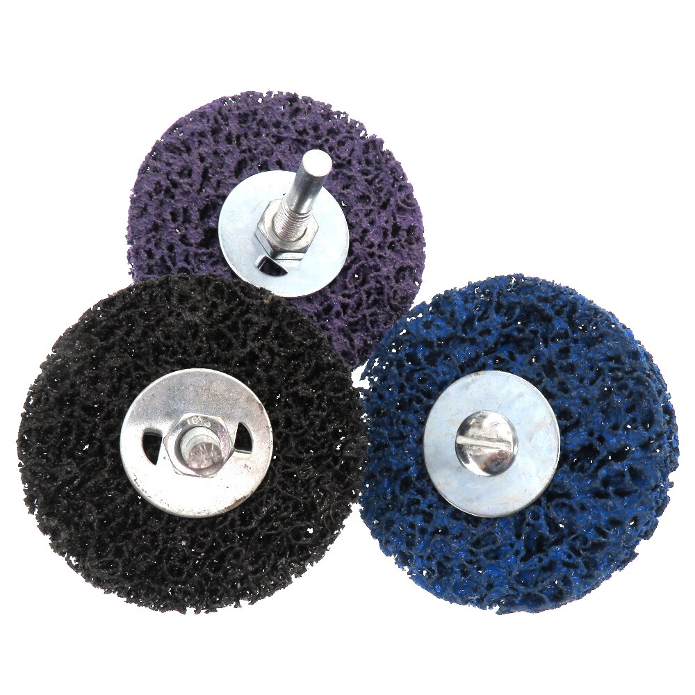 3pcs Strip Discs Abrasive wheel Paint Rust Removal Clean Grinding Wheel Paint Rust Removal Clean For Angle Grinder: 3inch each of 1