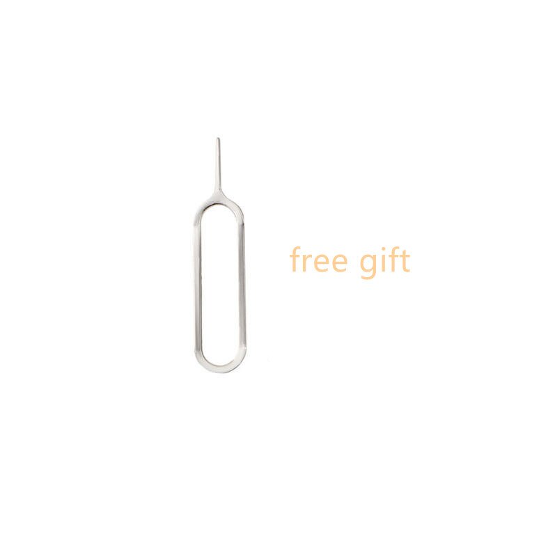 För iphone x sim-hållare kortplats fack container adapter utbyte för iphone x micro nano sim-kort hållare fri utmatningsstift