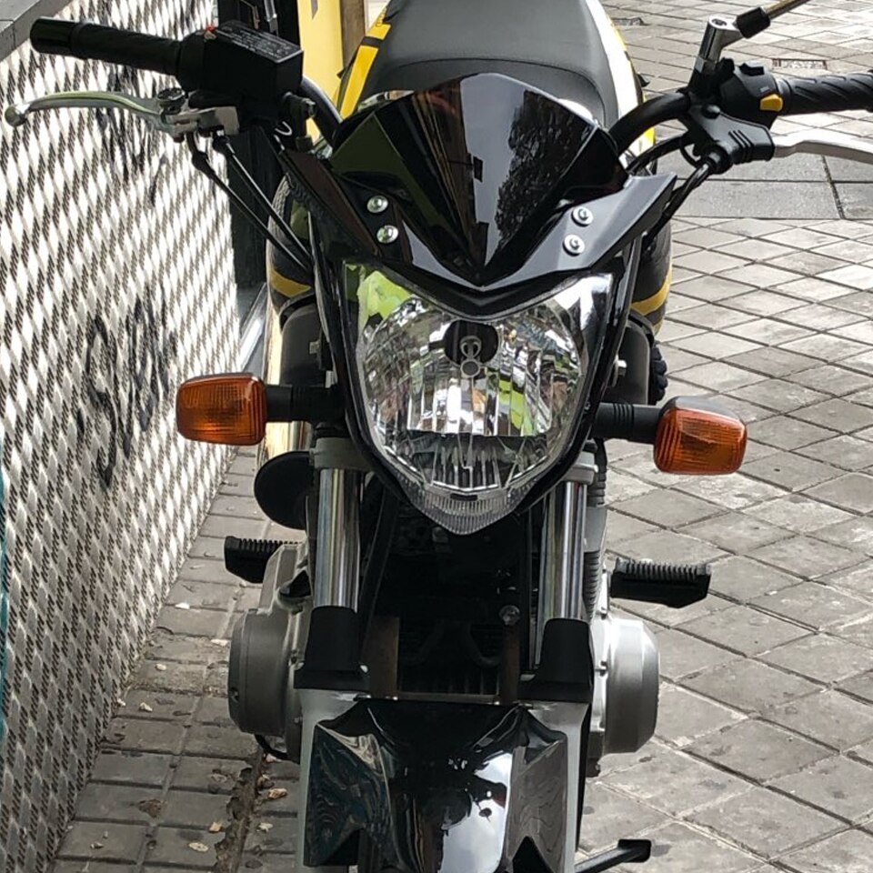 Motorfiets windscherm voor yamaha  fz16 fz 16 fz-s windscherm deflectors windscherm rookzwart iridium