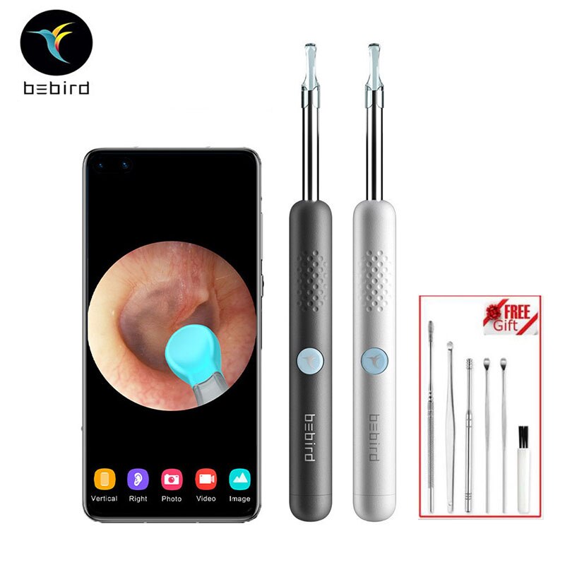 Bebird R1 Wireless Intelligent Visual Ear Stick Ear Picker 300W High Precision Endoscope Mini Camera Otoscope Borescope