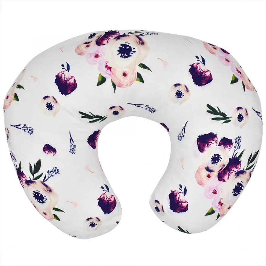 Breastfeeding Pillow Soft Flexible U-Shaped Nursing Pillow Slipcover Breastfeeding Pillow Cover for Baby Space Cotton: White