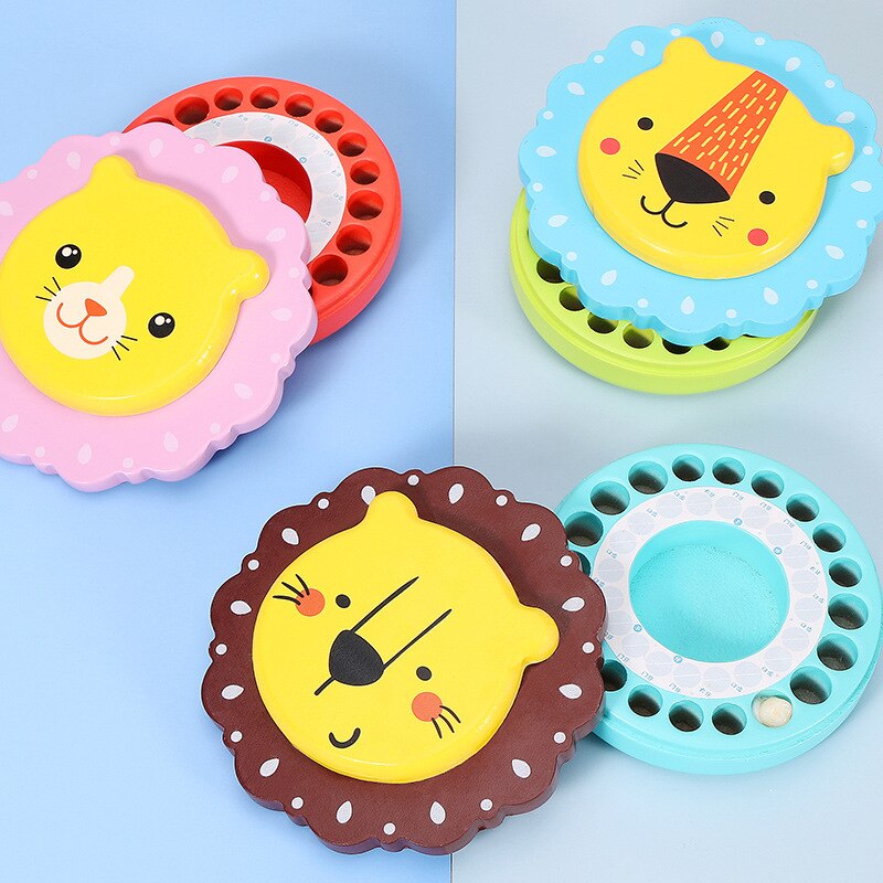 Baby Organizer Milk Teeth Box Tooth Box Kids Hair Deciduous Storage Umbilical Lanugo Save Collect wooden Box Baby Souvenirs