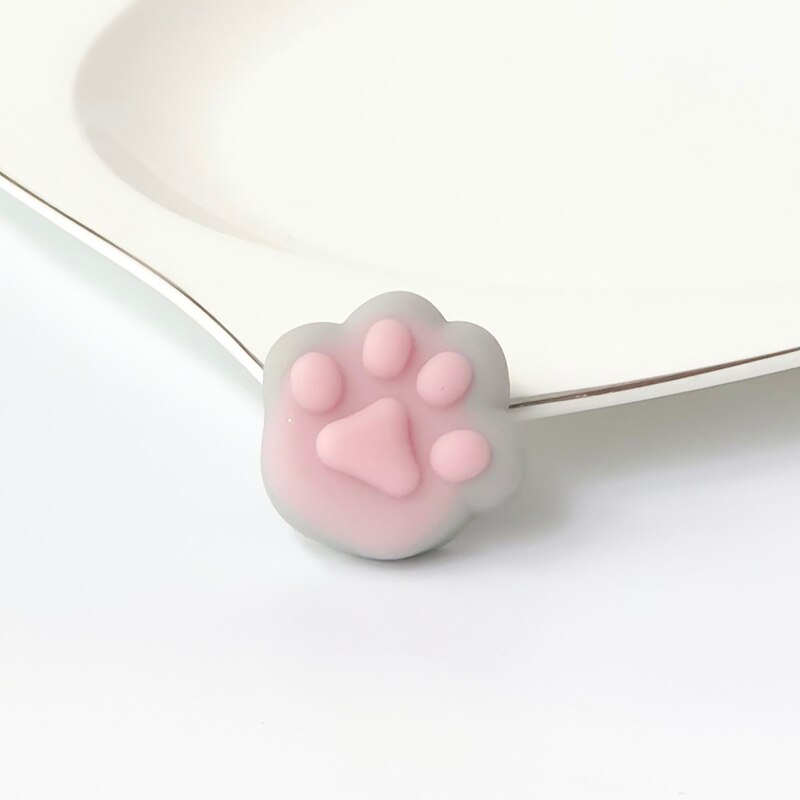 FGHGF 2 STKS Squishy speelgoed Squishy Kawaii Squeeze speelgoed unny Speelgoed best Mini Squishy speelgoed grijs kat leuke Y1852403