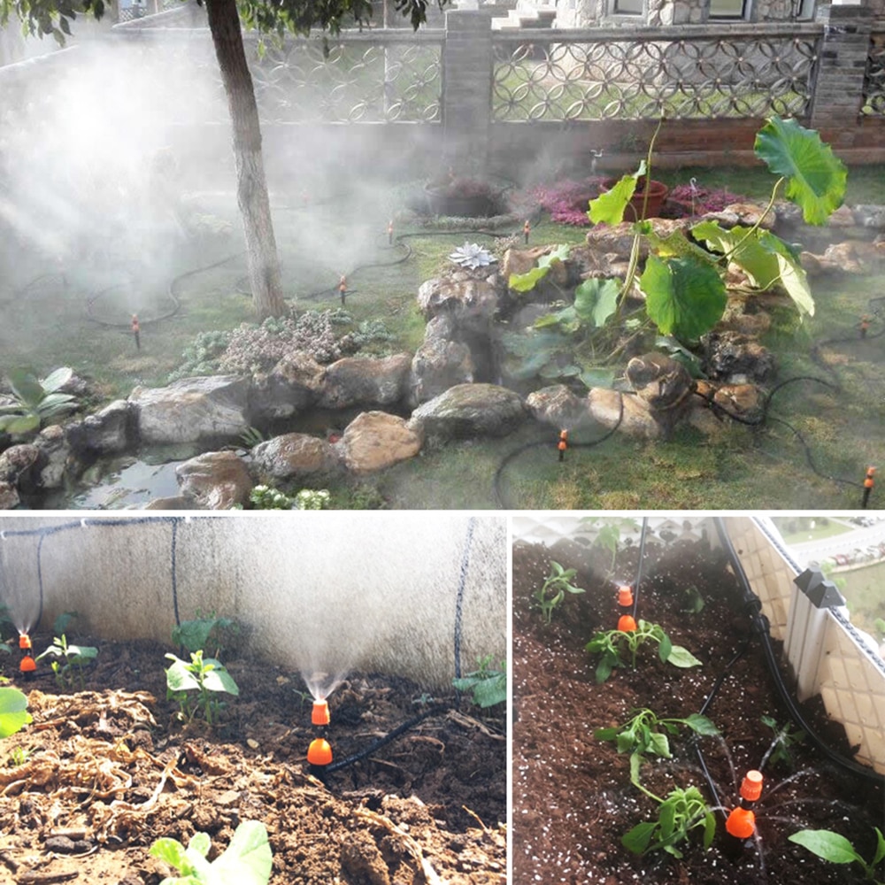 Automatic Mini-home Drip Irrigation Kit system With Smart Controller Sprinkler, Bonsai, Garden, Courtyard Lawn