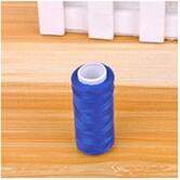 A Roll 200yards/Roll Home Sewing Machine Line Color Polyester Line Garment Sewing Thread Hand Sewing Thread Coarse Sewing Line: Blue
