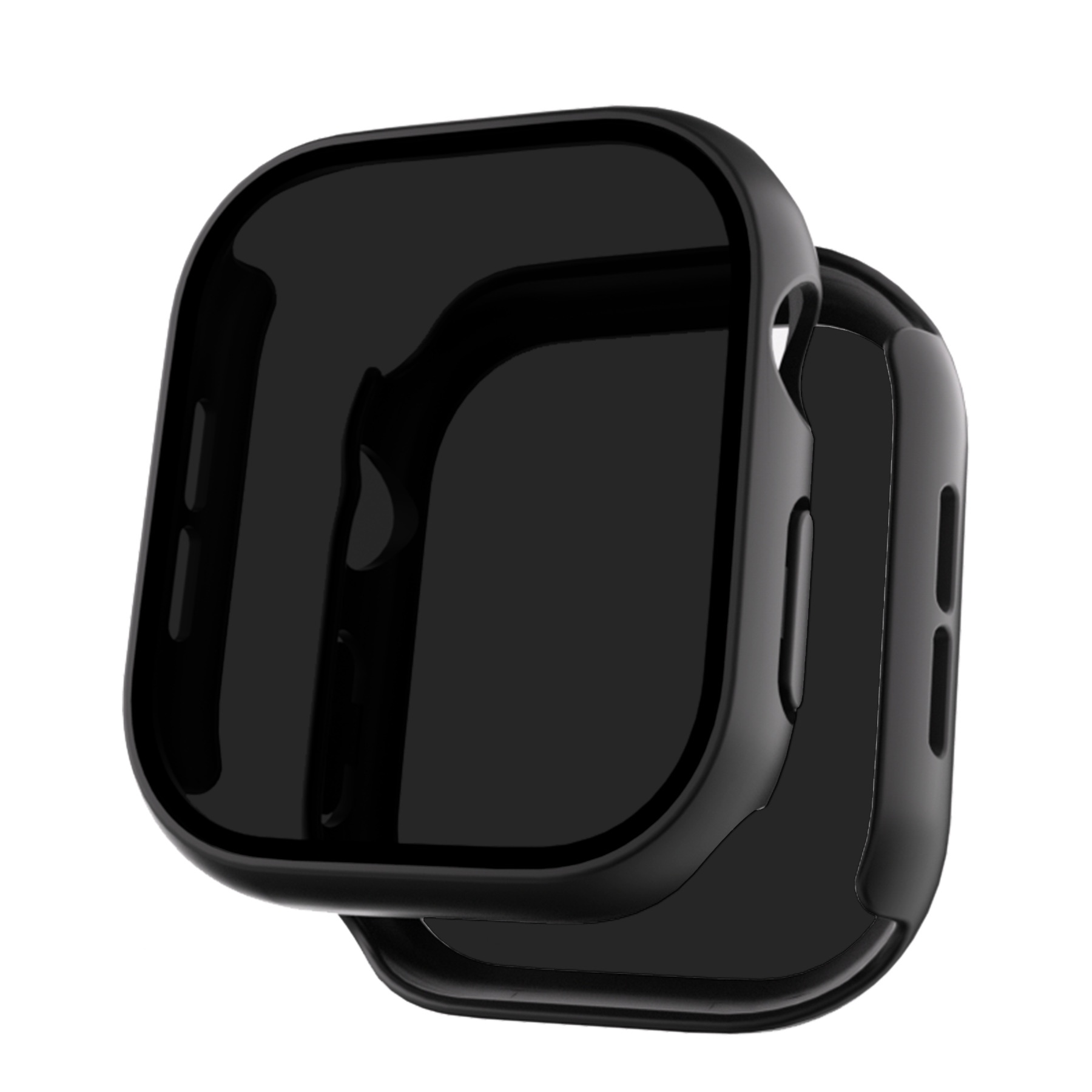 Lasi + kotelo apple watch series 10: 42mm 46mm , yksityisyyttä suojaava näytönsuoja, kova tietokoneen suojakansi iwatch  s10 -lisävarusteille: Punainen / 7 tuumaa ja enemmän