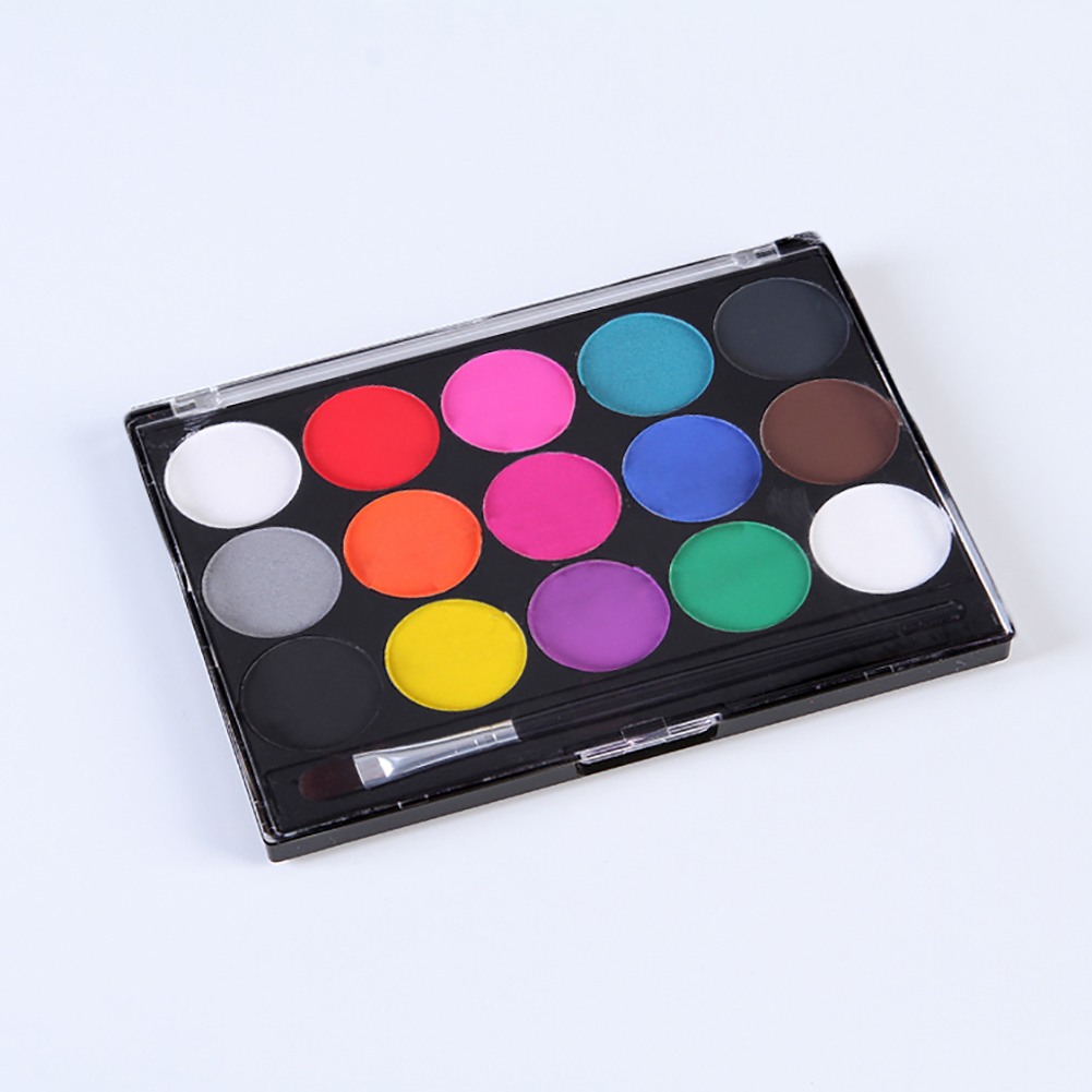 Stylo Double tête pour peinture corporelle, 15 couleurs, pinceau à dessin pour le visage, maquillage, Halloween, Carnaval