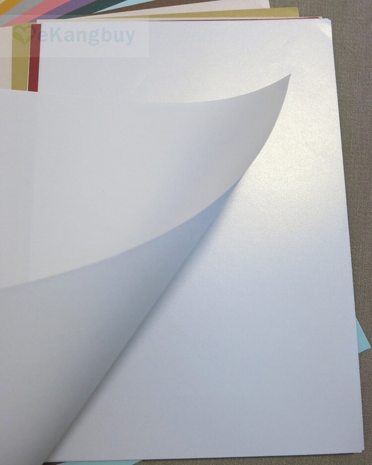 A4 120g Single sided Pearl Color Paper Print Paper Handicraft Paper