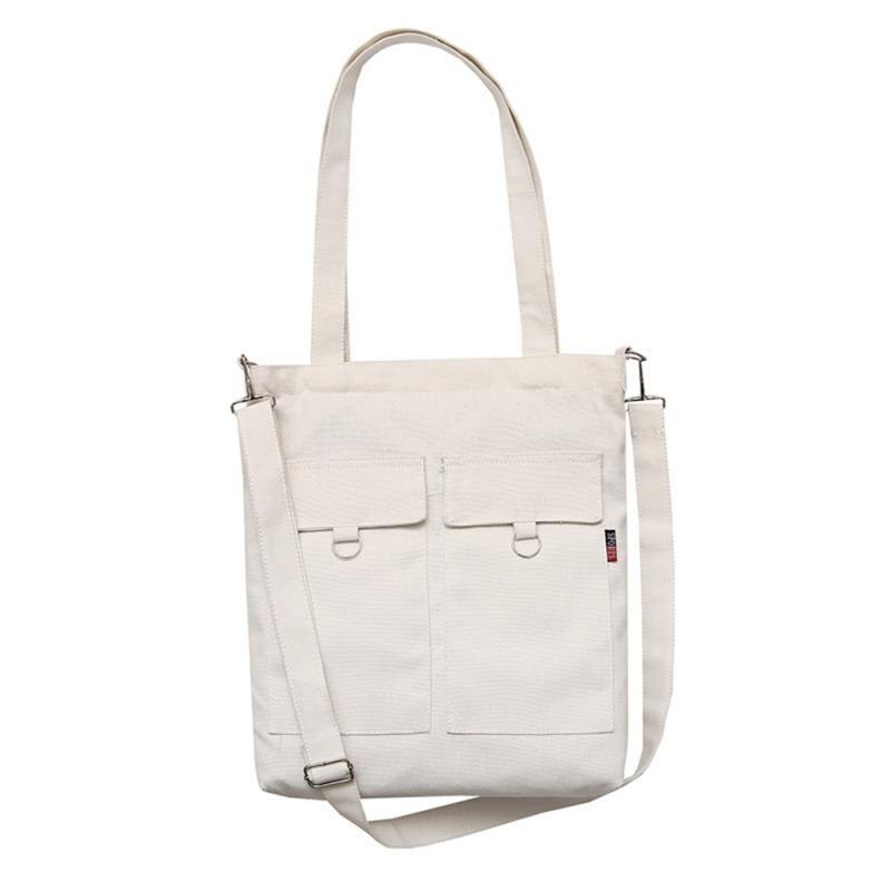 Casual Simple Art Canvas Bag For Women Canvas Tote Bag Shoulder Messenger Bag Shopping Bag Student Canvas Shiopping Bag: 04