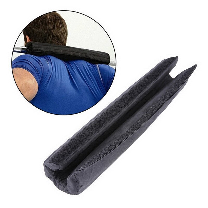 Barbell Pad Gel Supports Squat Bar Weight Lifting Pull Up Gripper Supporter Lengthened Neck Brace Weightlifting Cushion Cover