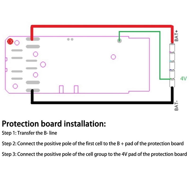 M18 Battery PCB Board Charging Protection Circuit Board for Milwaukee 48-11-1815 M18 18V 1.5Ah 3.0AH 5Ah 6Ah