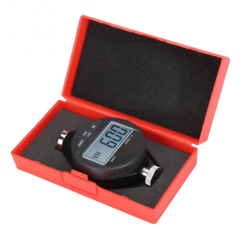 Digital 100HD C Durometer Shore Rubber Hardness Tester LCD Display Meter With Box