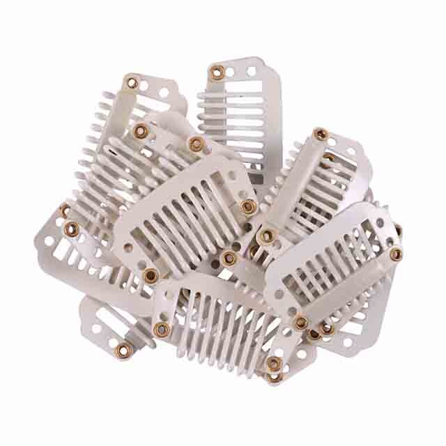 Extension Comb Clips 2.8cm Clips 8-Teeth Snap-Comb Wig Clips with Rubbe... – Vicedeal
