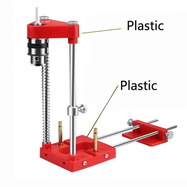 Boren Locator Verstelbare Punch Locator Boor Template Guide Tool Boor Punch Locator Houtbewerking Diy Tool: Plastic