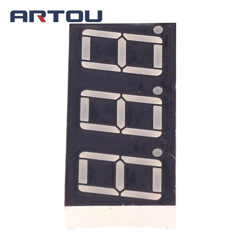 10PCS Common Cathode 3Bit Digital Tube 7 segment 0.56" Blue LED Display