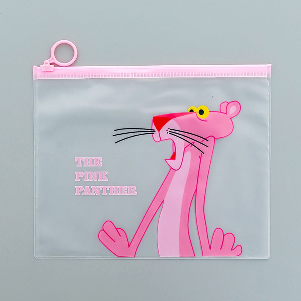 1 pcs Waterproof Plastic Zipper Paper Document Bag File Folder Pencil Case Stationery Holder Organizer: 1