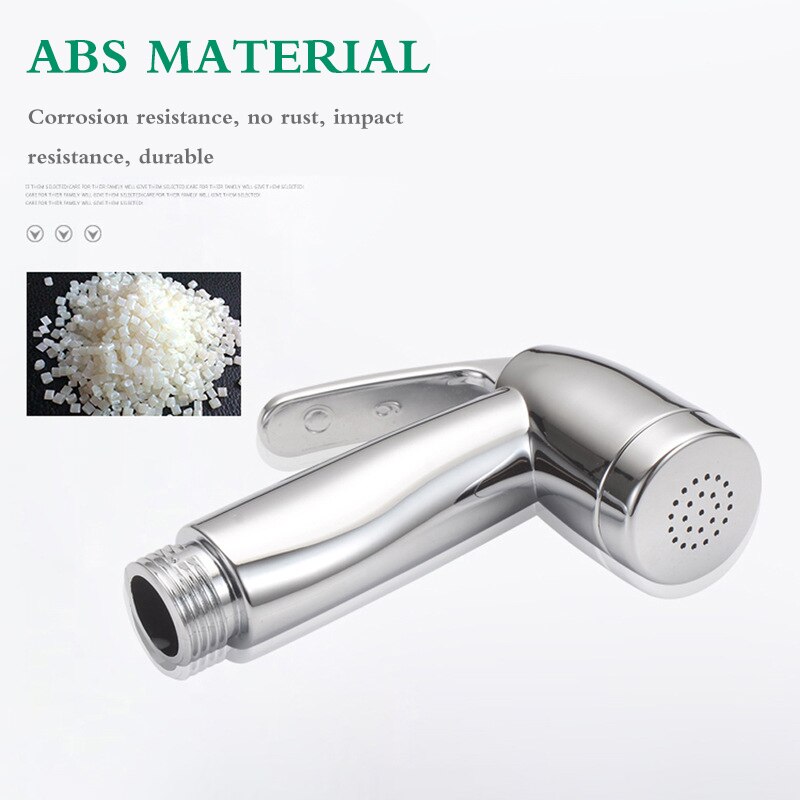 Abs Handheld Bidet Kranen Handheld Wc Bidet Sproeier Douchekop Water Sproeier Sprinkler