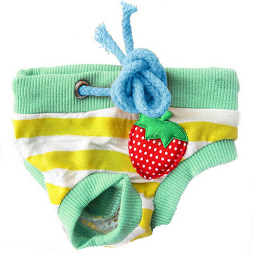 Hond Shorts Sanitair Fysiologische Broek Leuke Fruit Print Luier Hond Luier Broek Sanitair Korte Panty Nappy M/L/Xl: Light Blue / Xl