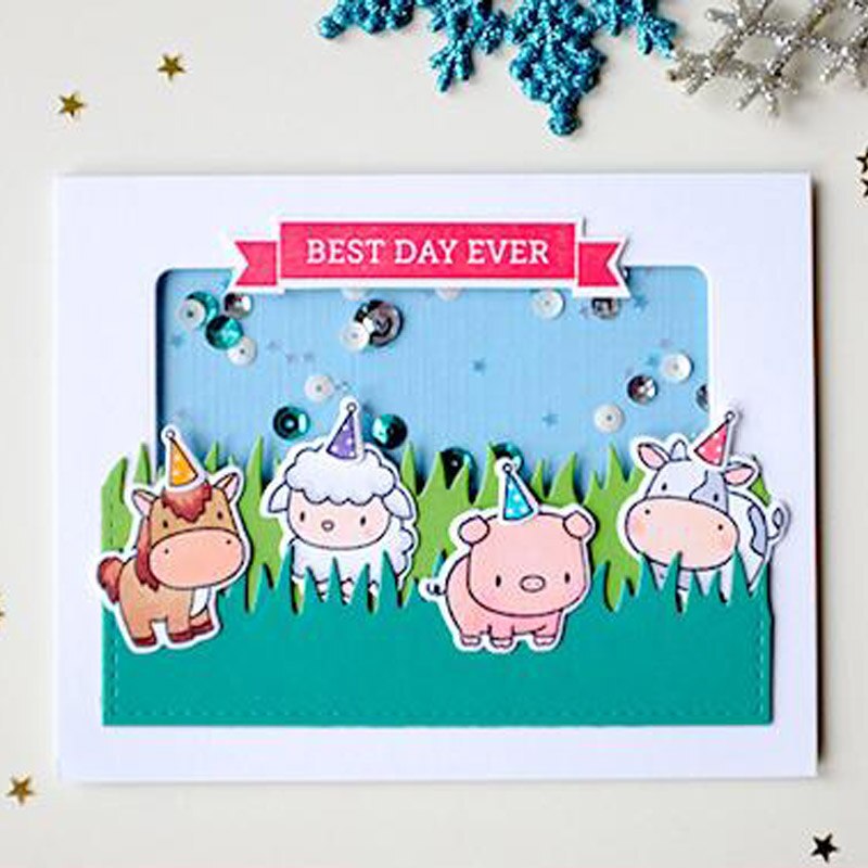 brand Clear stamps set Animal Transparent stamp for DIY Scrapbooking Cards Crafts 06