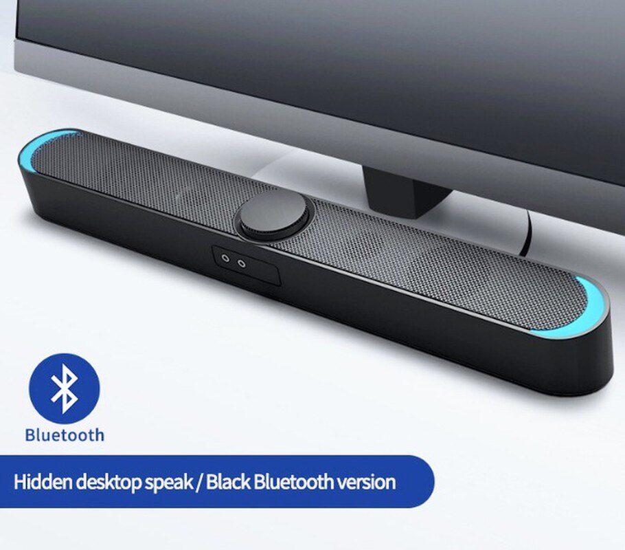Sound Box Mini USB Powered Computer Wireless Bluetooth Speakers Desktop PC Laptop Notebook Sound Bar Stereo Subwoofer with Mic