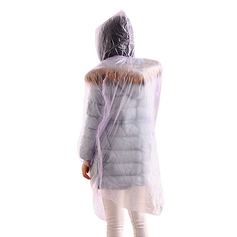 100% Brand Outdoor Activities Football Camping Walking Protection Dust-proof Anti-fog PVC Disposable Transparent Raincoat