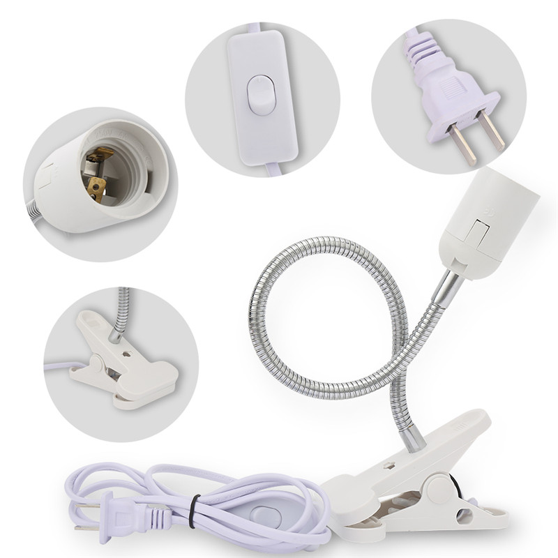 Support de lampe Flexible pour culture de plantes, ampoule LED E27, 360, serre intérieure