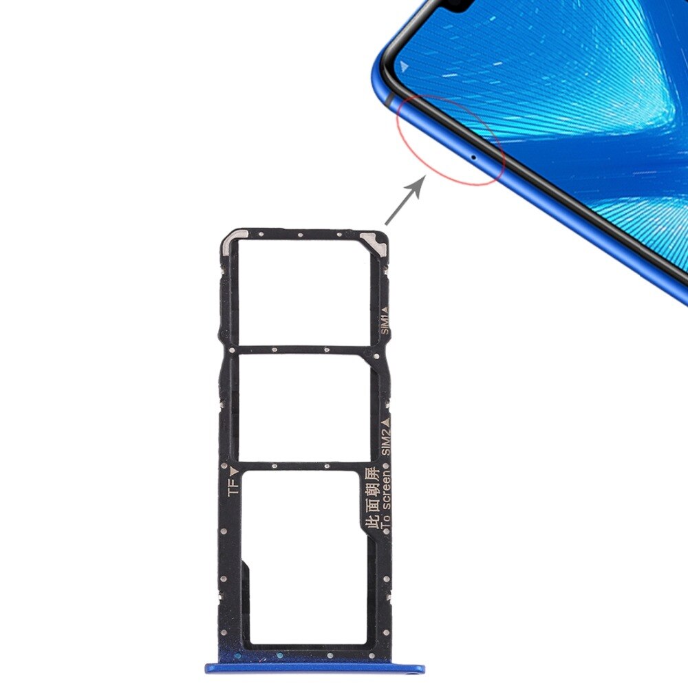 Ipartsbuy novos itens bandeja de cartão sim + bandeja de cartão micro sd para huawei honor 8x