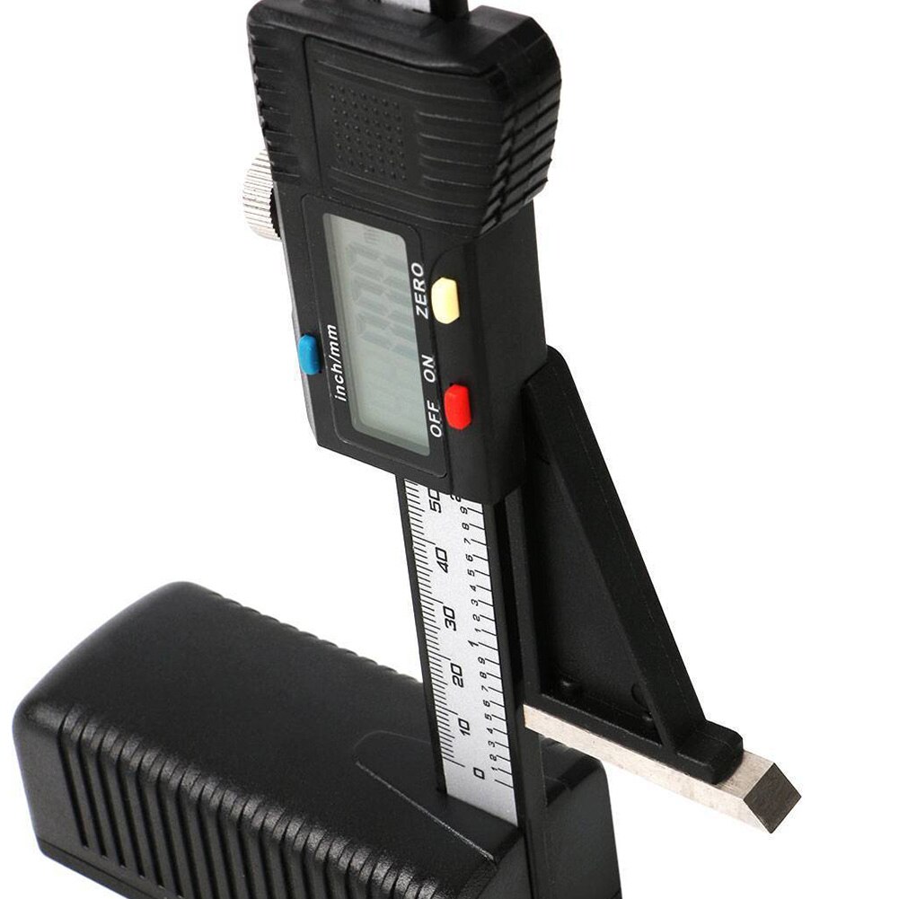 Light Weight Electronic Caliper Digital Display Mini Height Gauge Wear-resistant 0-150mm/6" Woodworking Magnetic Plastic Durable