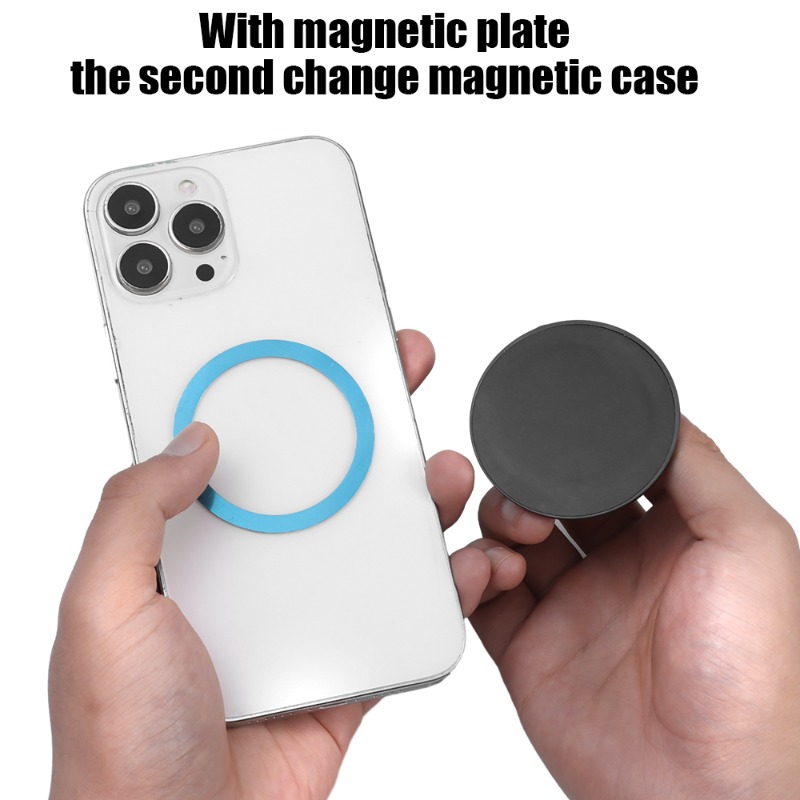 Magnetyczna podstawa dysku do akcesoriów Magsafe Zdejmowana płytka magnetyczna do iPhone'a 15/14/13/12 Mag Case do uchwytu P-Socket Grip/uchwyt pierścieniowy