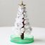 Magisk voksende træ legetøj drenge pige krystal sjov xmas julestrømper fyldstof: Hvid