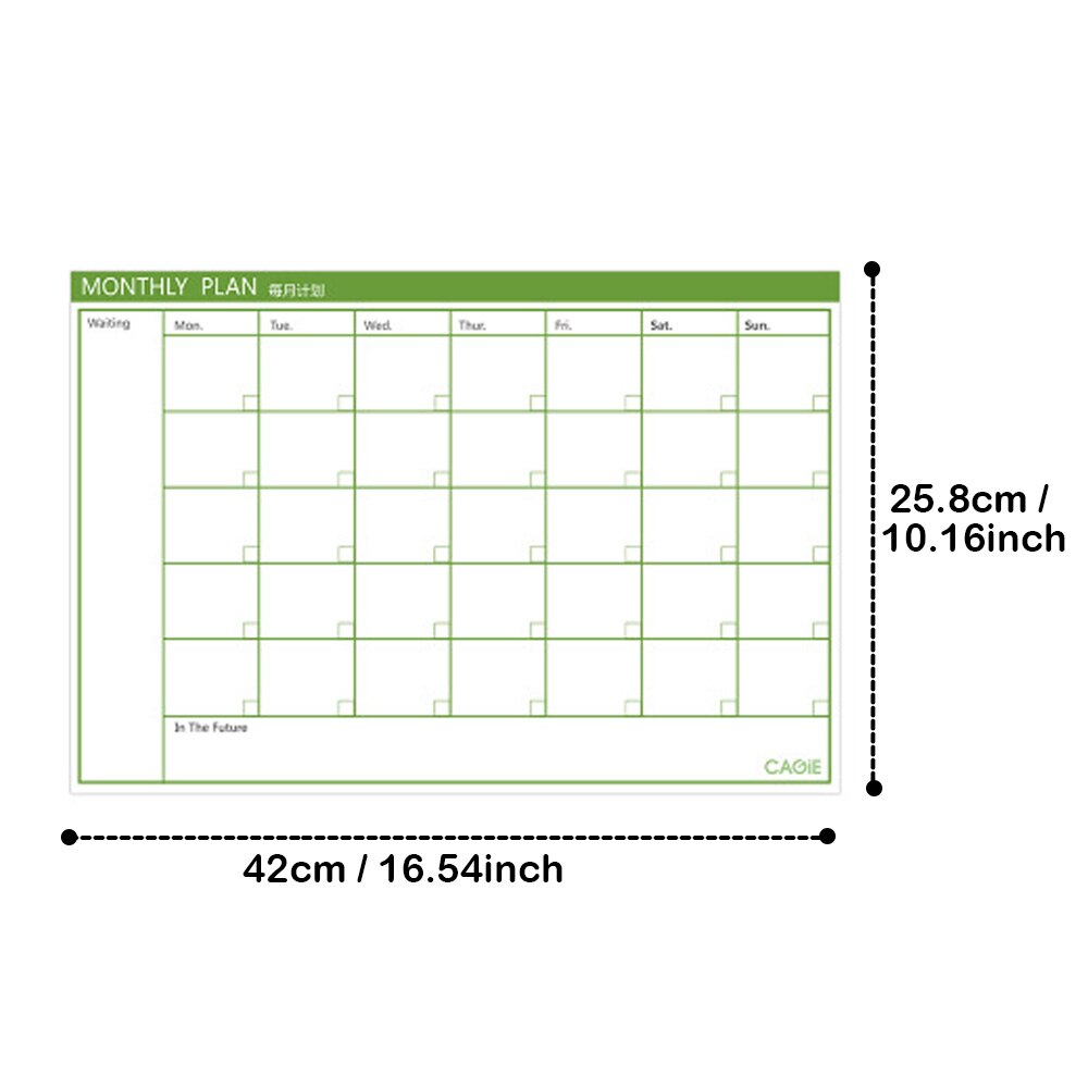 15 Sheets Tearable Monthly Planner Pads Weekly Daily Schedule Memo