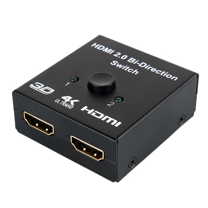 4K X 2K Hdmi-Compatibel 2 Poorten Bi-Directionele Schakelaar 1X2 Splitter/2X1 Switch Hdmi-Compatibel Switcher Splitter Ultra