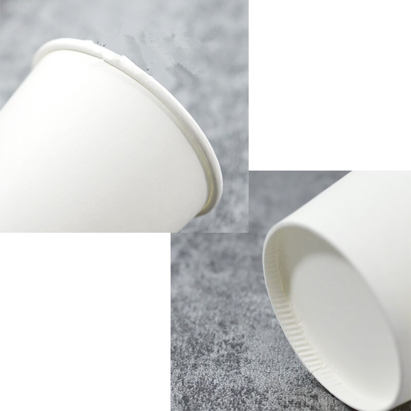 100 stk 90ml 3oz hvite engangs kaffekopper liten mini smak te juice fruktsalat yoghurt pudding vin papir kopper